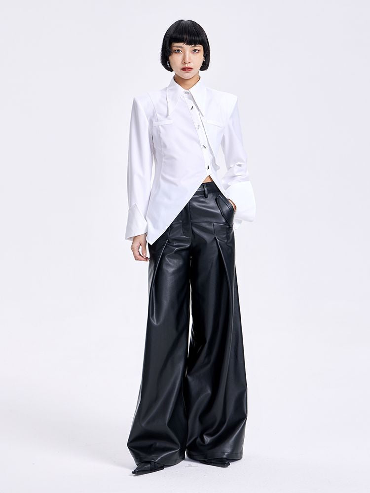 Asymmetry Nichi Slit Shirt