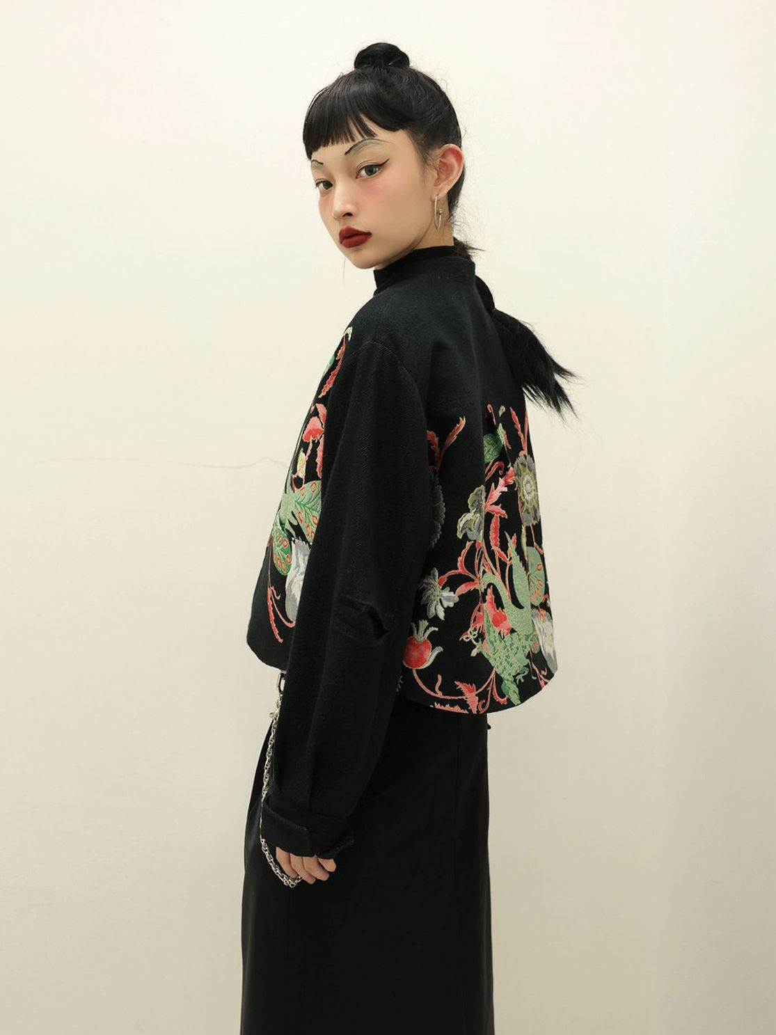 Japanese-style Embroidery Modern Nichi Jakcet