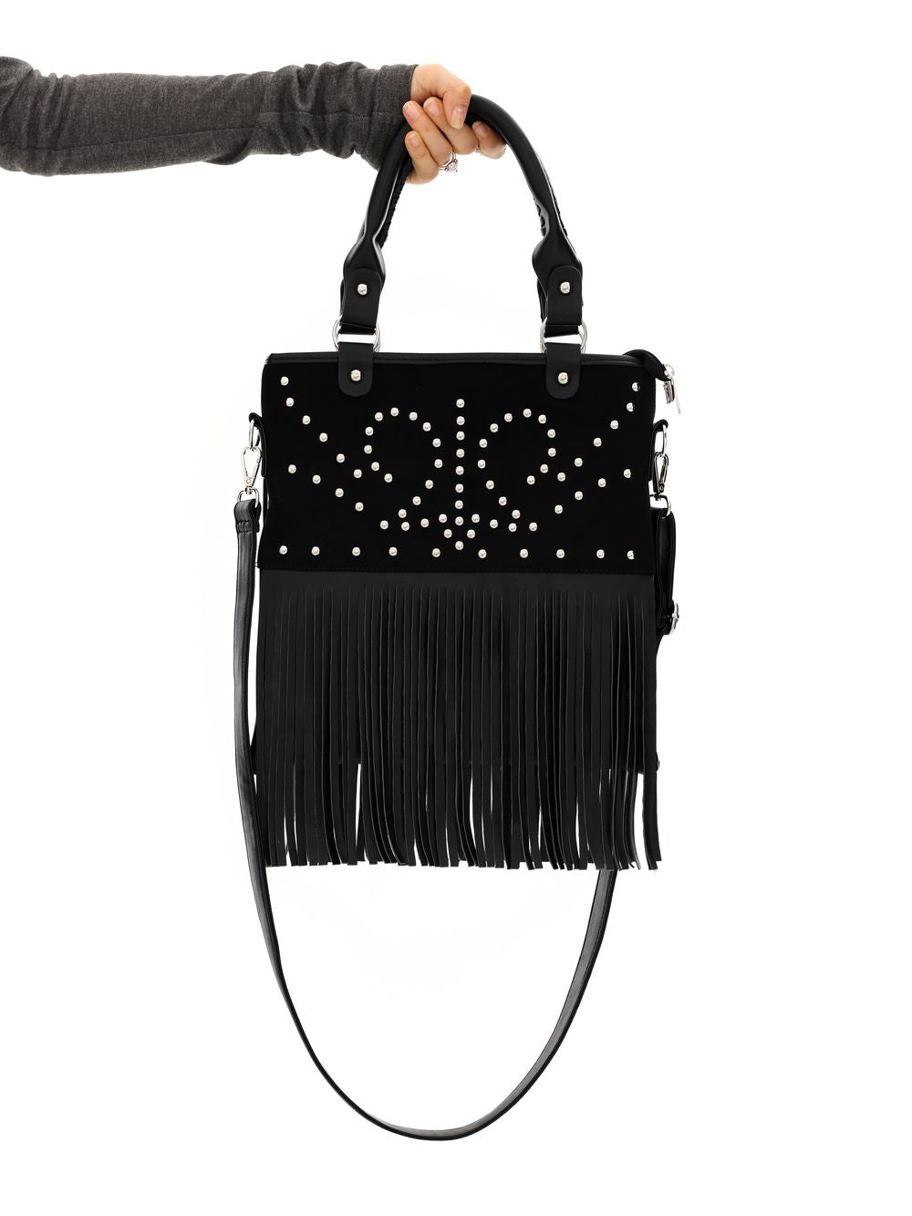 Studs 2way Western Fringe Bag