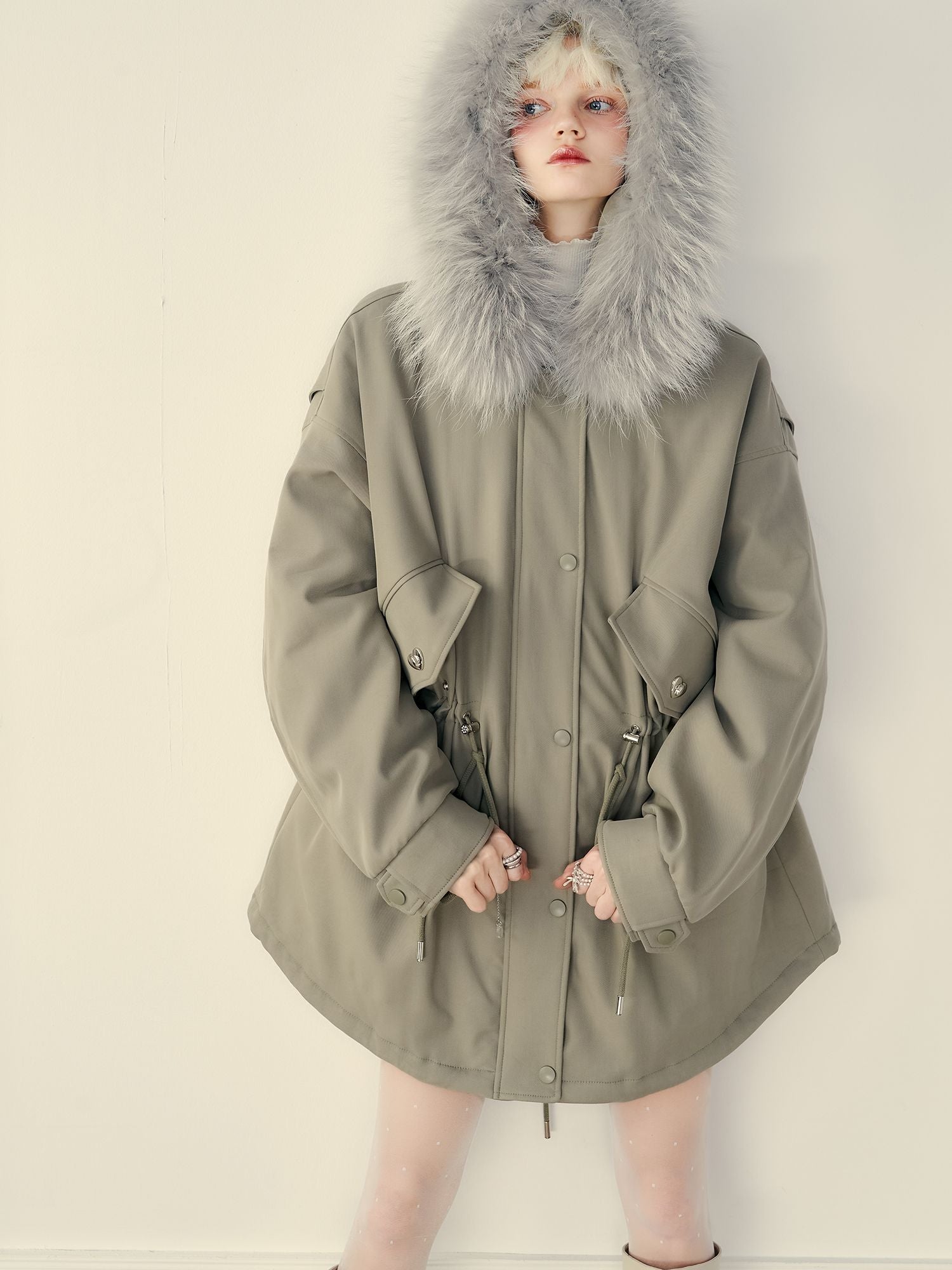 Fur Foodie Casaual Mod Coat