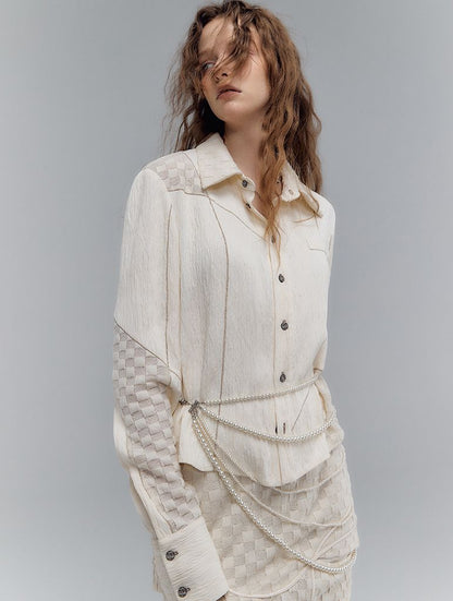 Modern Nichi asymmetyr Shirt