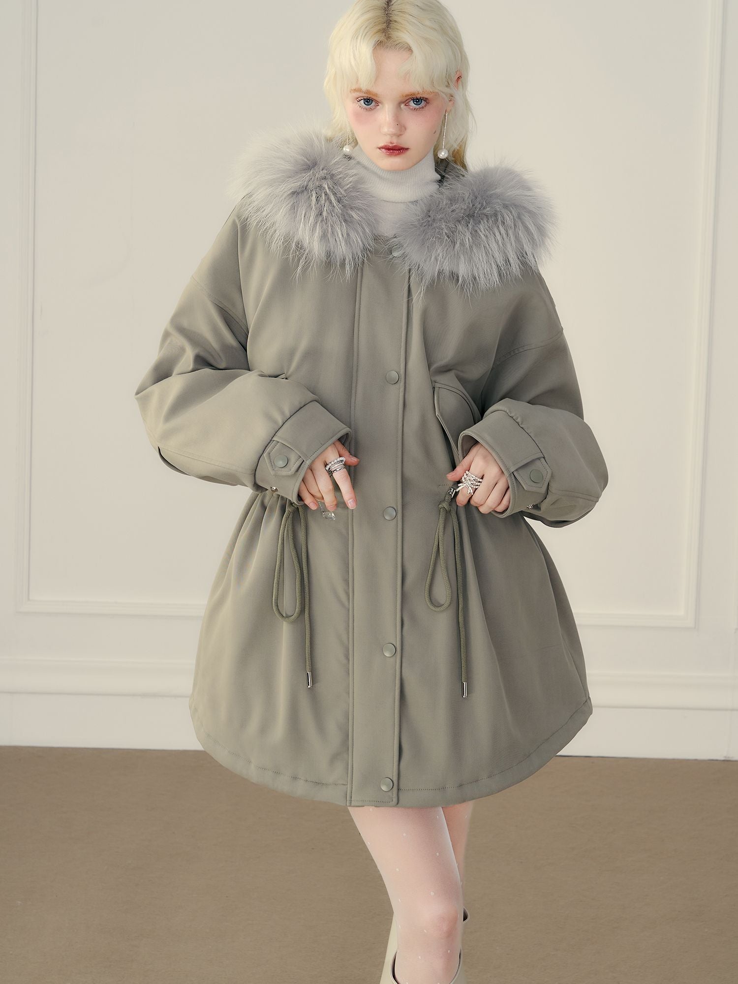 Fur Foodie Casaual Mod Coat