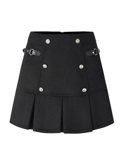 NO-COLLAR CLASSY SUIT JACKET &amp; SKIRT