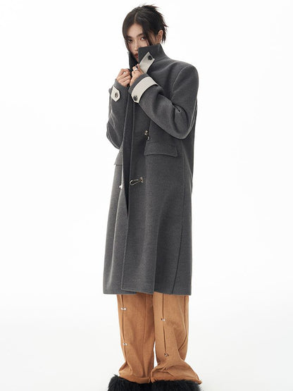 Nichi vintage bi-coloor long-coat