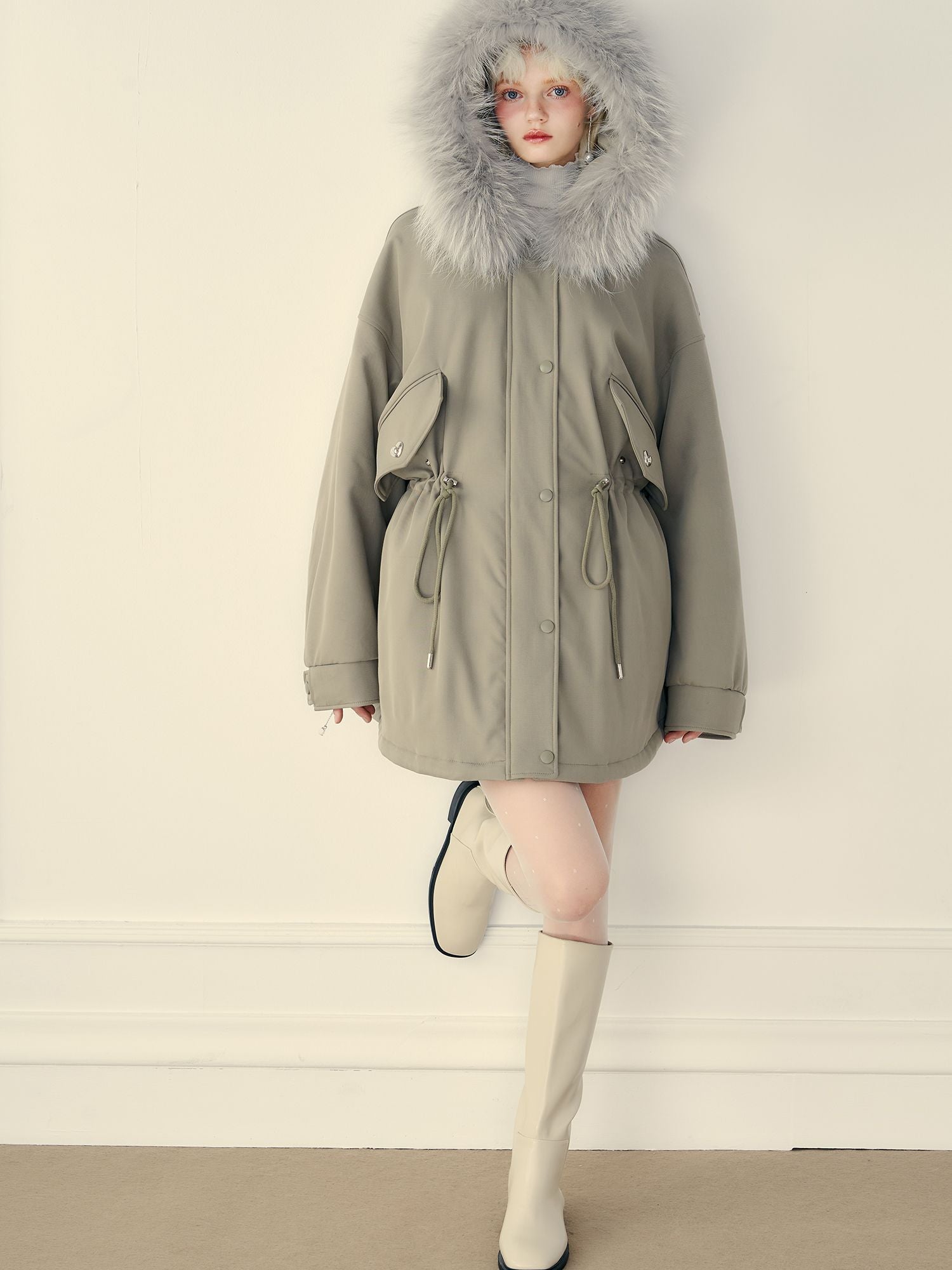 Fur Foodie Casaual Mod Coat