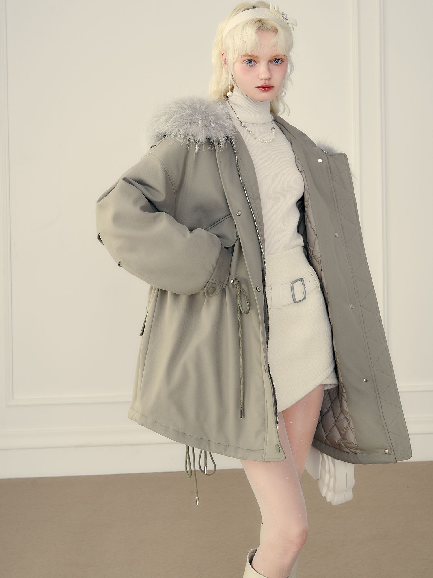 Fur Foodie Casaual Mod-coat