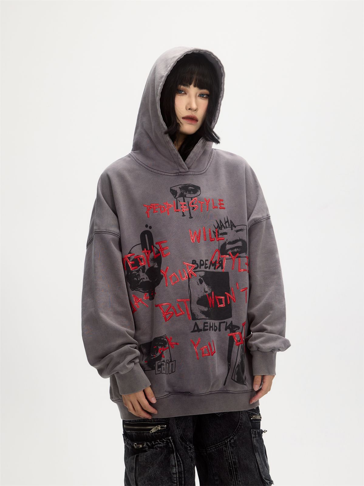 UNISEX POP -PRINT FOODIE SWEAT PARKA --Peoplestyle – ARCANA ARCHIVE