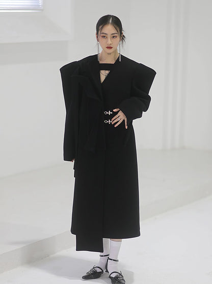 Power-Shoulder Nichi Long-COAT