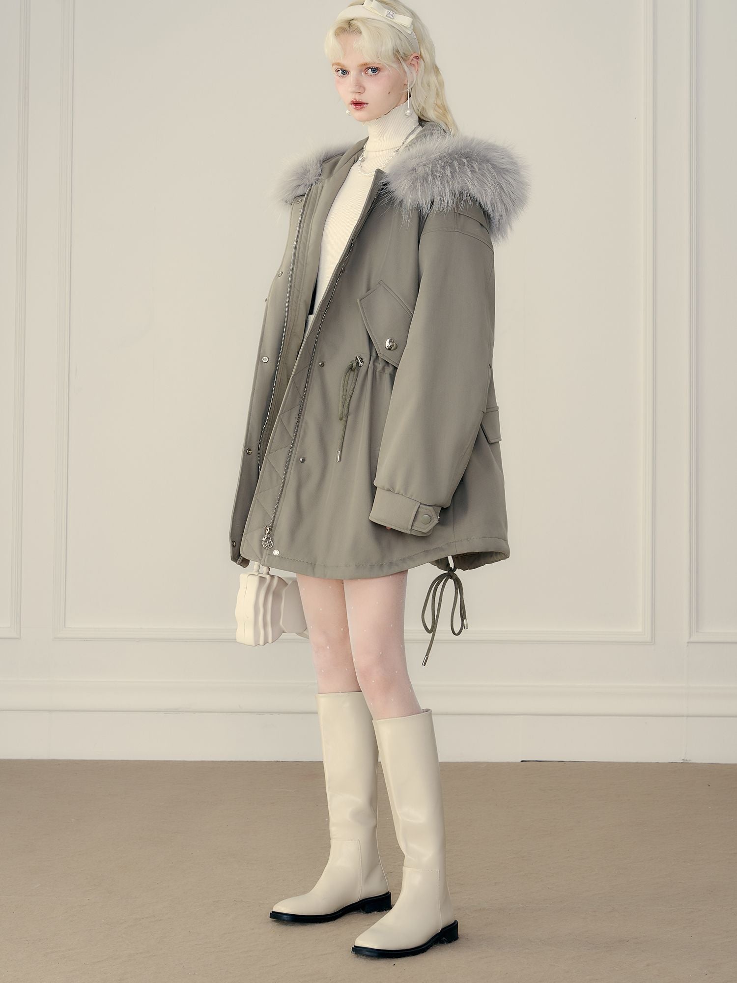 Fur Foodie Casaual Mod Coat