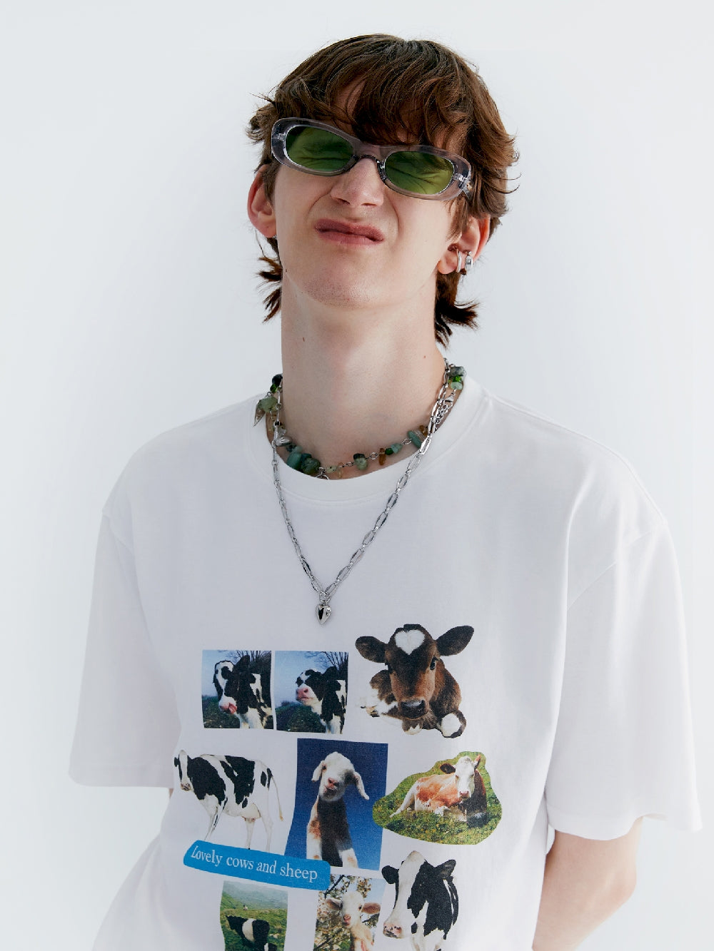 Unisex Animal Nichi Picture T-Shirt