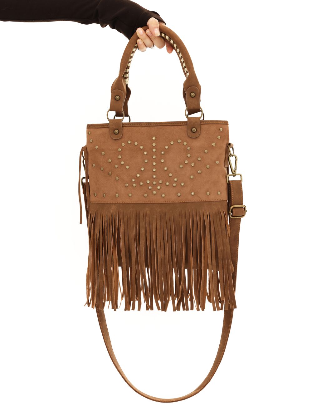 Studs 2way Western Fringe Bag