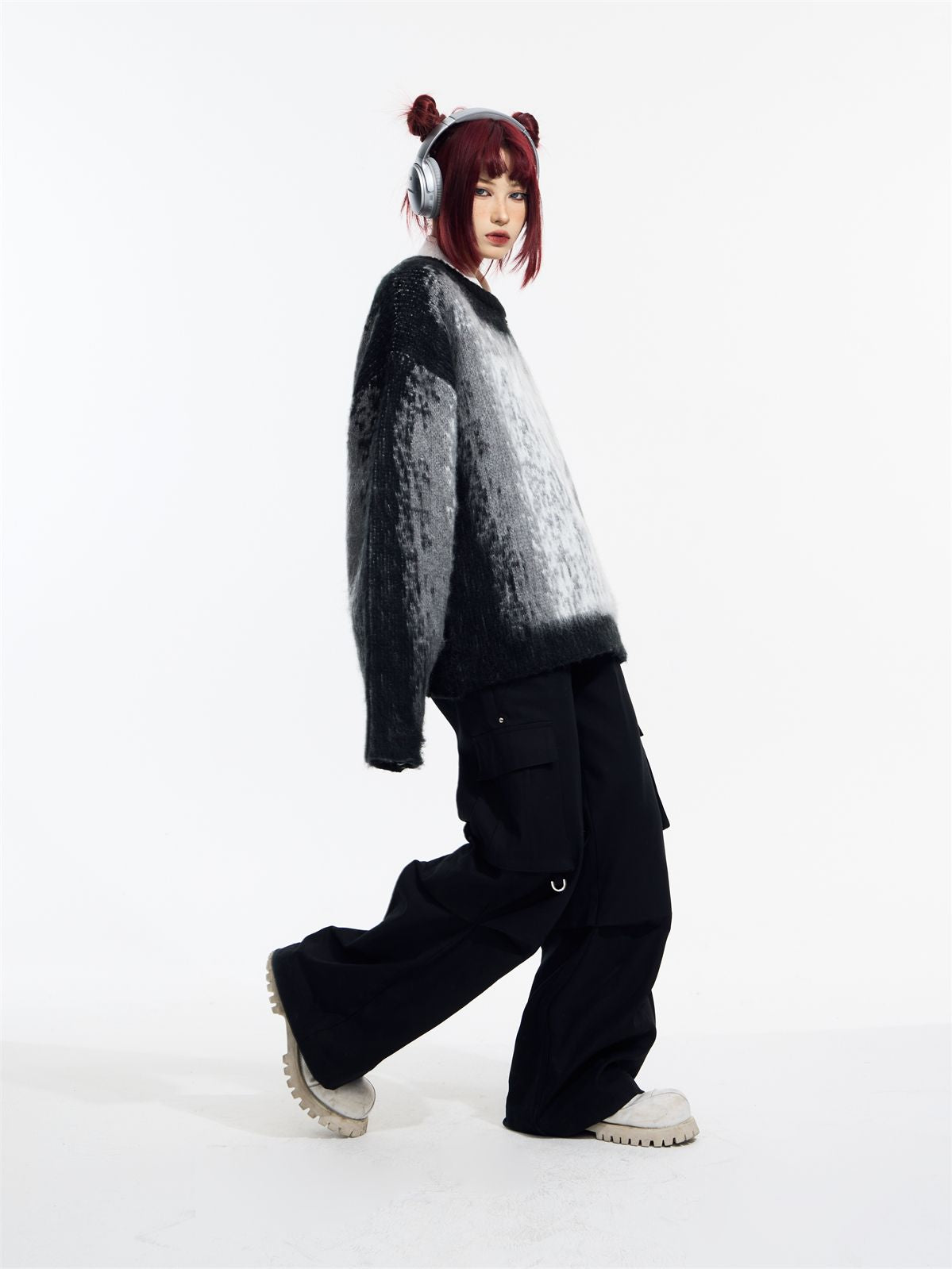 Unisex Gradation Nichi Mohair Knit - PeopleStyle – ARCANA ARCHIVE