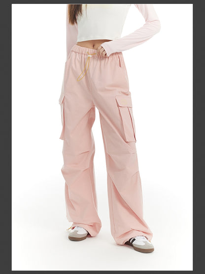 Side-Pocket Sporty Casual Pants