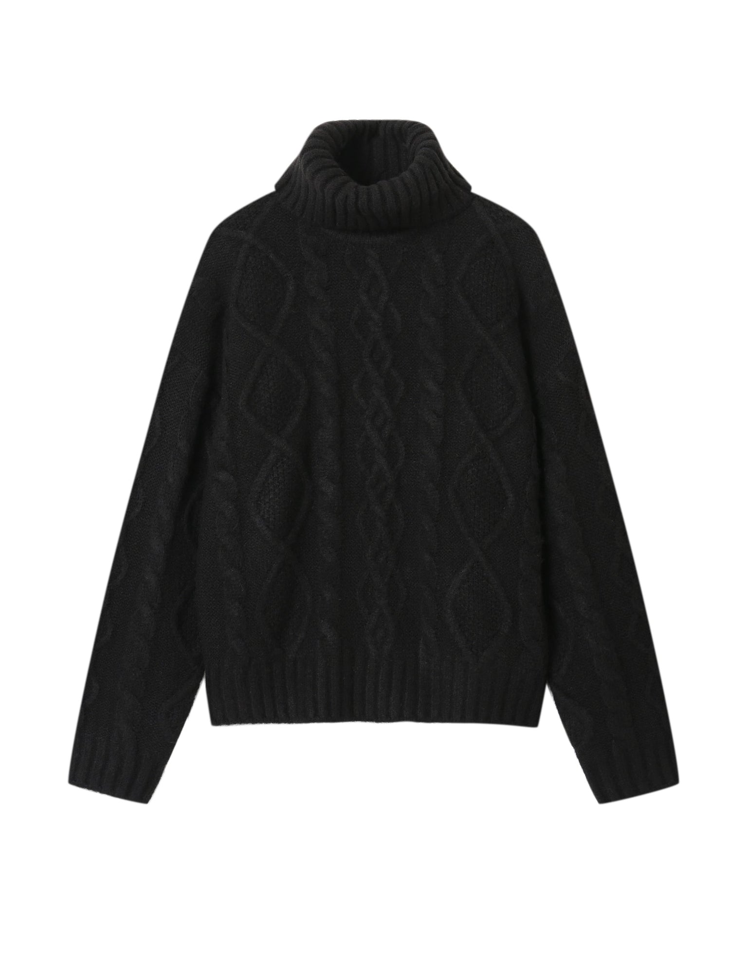 Turtleneck Cable Sweater