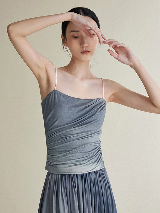 Twisted Design Three-dimensional Pleated Sling