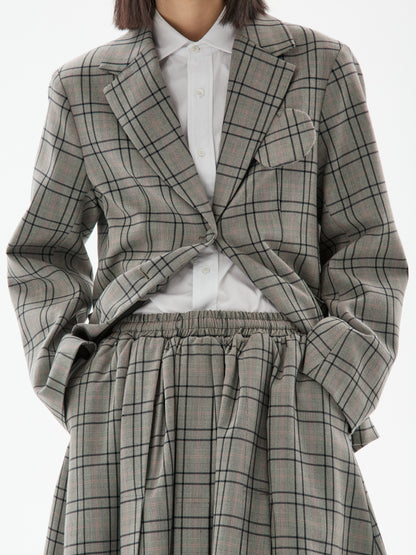 British Plaid Casual Jacket