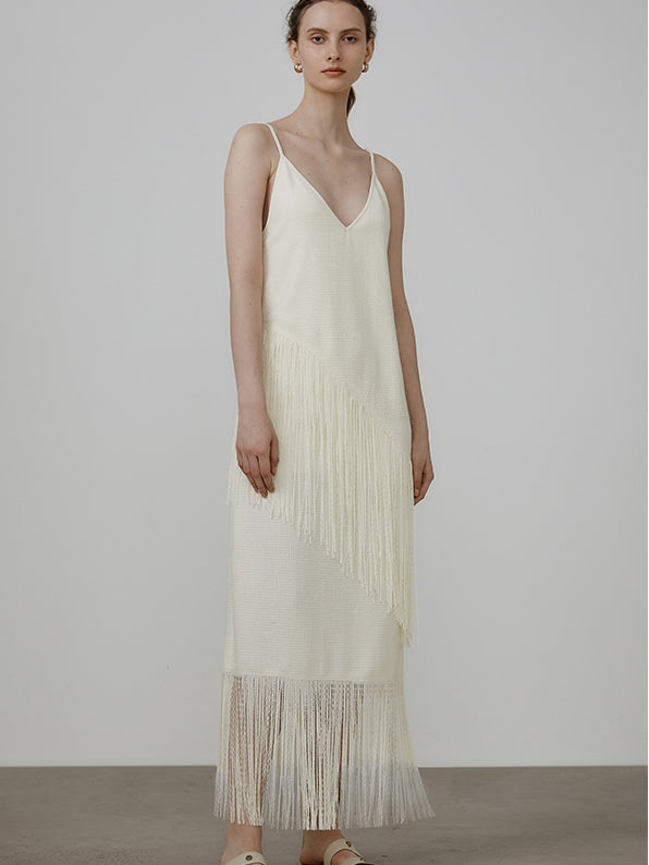 Fringe Layered Mature Long ONE-PIECE