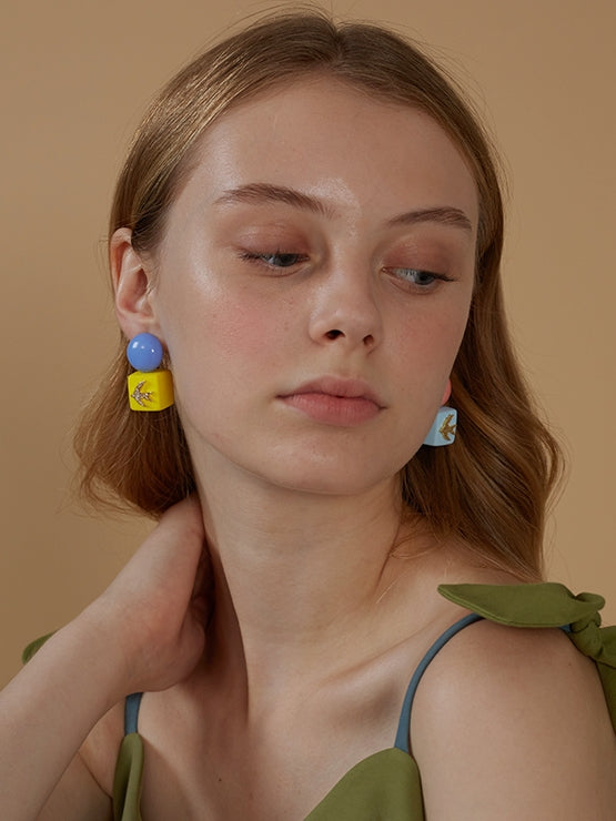 Candy Decoration Three-dimensional Earrings