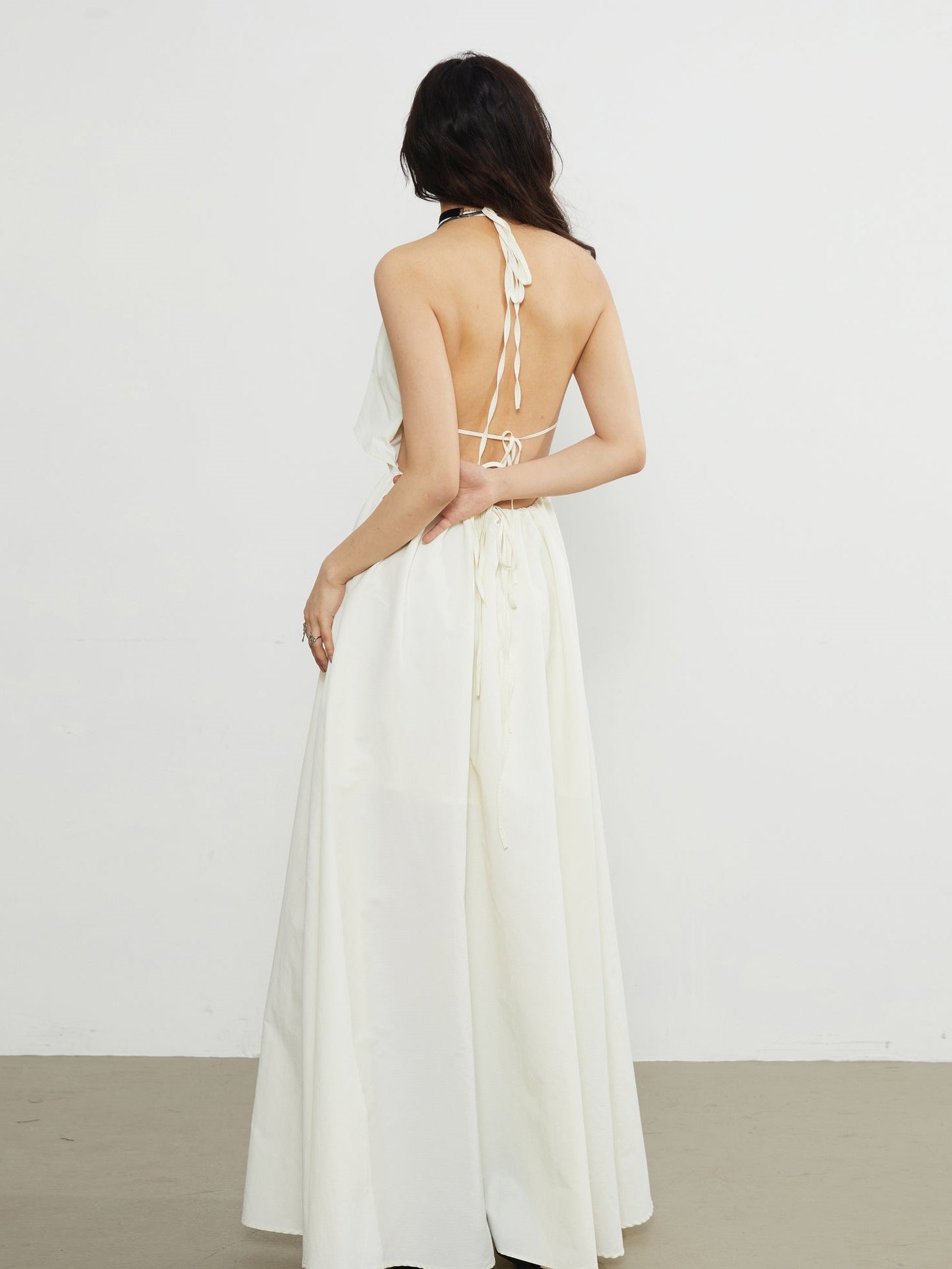 Backless Fairy Hanging-Neck Dress