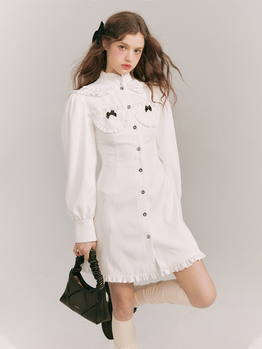 Fairytale Double Collar Shirt Dress