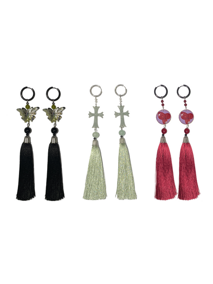 Chinese Style Tassel Earrings