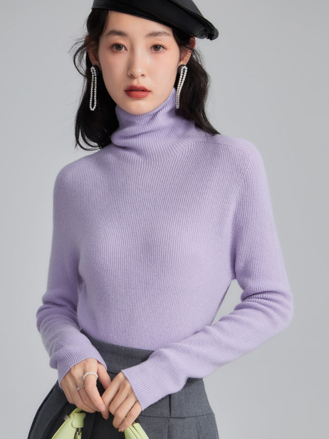 Pure Wool Turtleneck Sweater