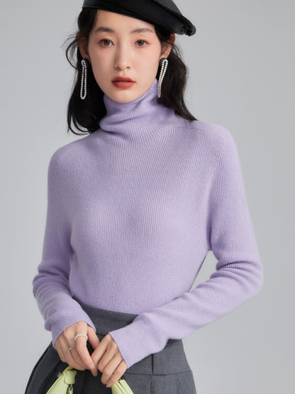 PURE WOOL TURTLENECK SWEATER