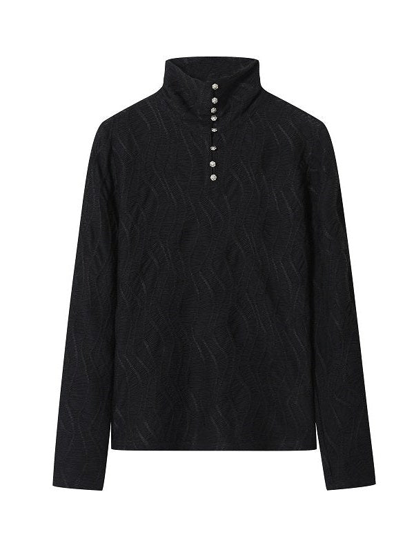 Half Button Turtleneck Bottoming Shirt