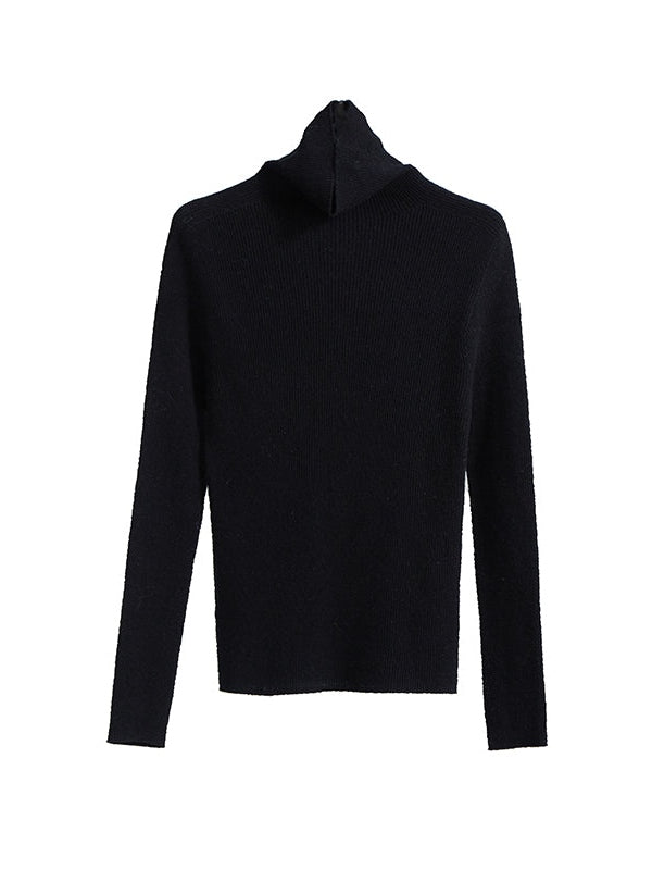 Pure Wool Turtleneck Sweater