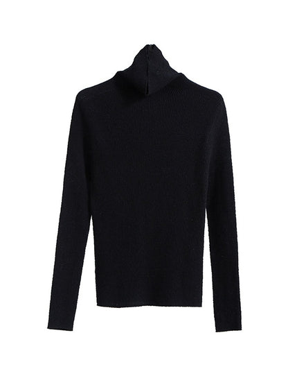 PURE WOOL TURTLENECK SWEATER