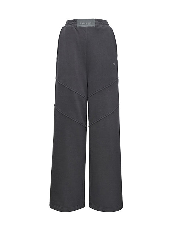 Non-Shrinking High-Waisted Sports Wide-Leg Pants