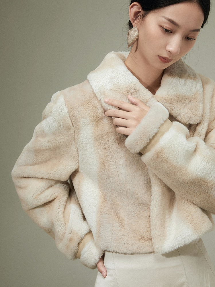 Eco-Friendly FURT LAMB WOOL COAT