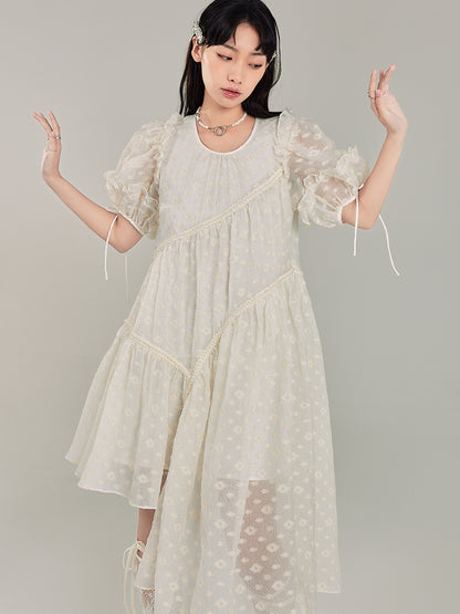 Fairy Jacquard IRREGULAR GENTLE DRESS