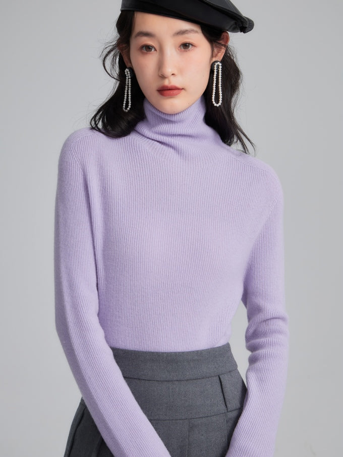 Pure Wool Turtleneck Sweater