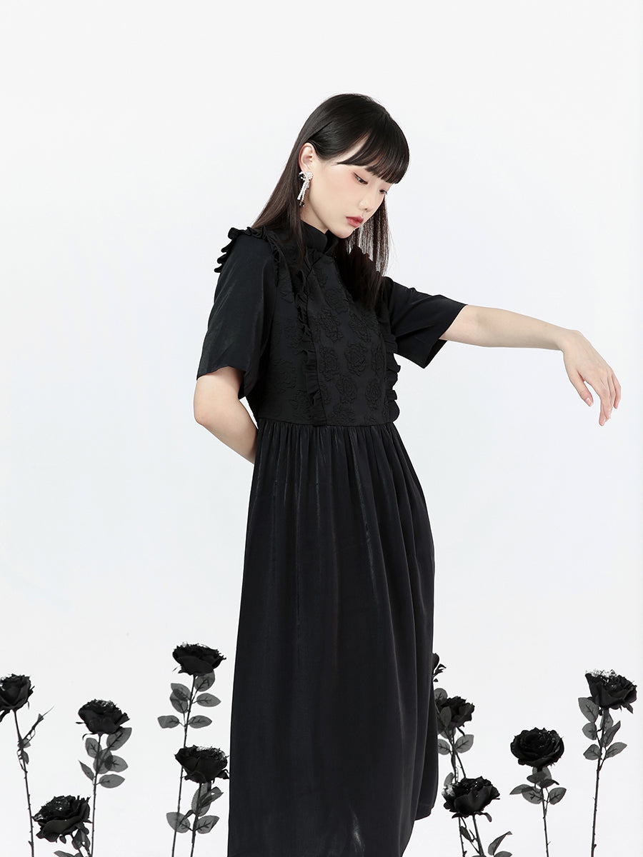 MID-LENGTH CHEONGSAM Fringe Dress