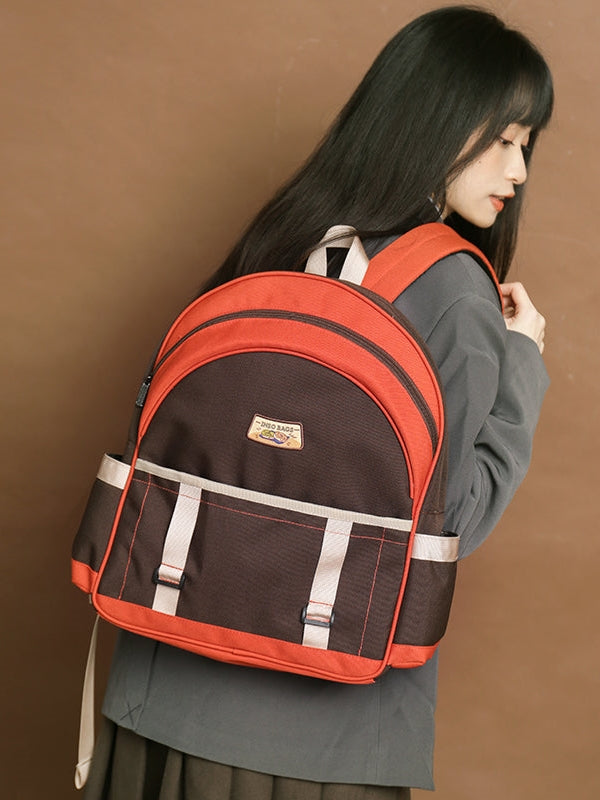 Contrast Color Backpack