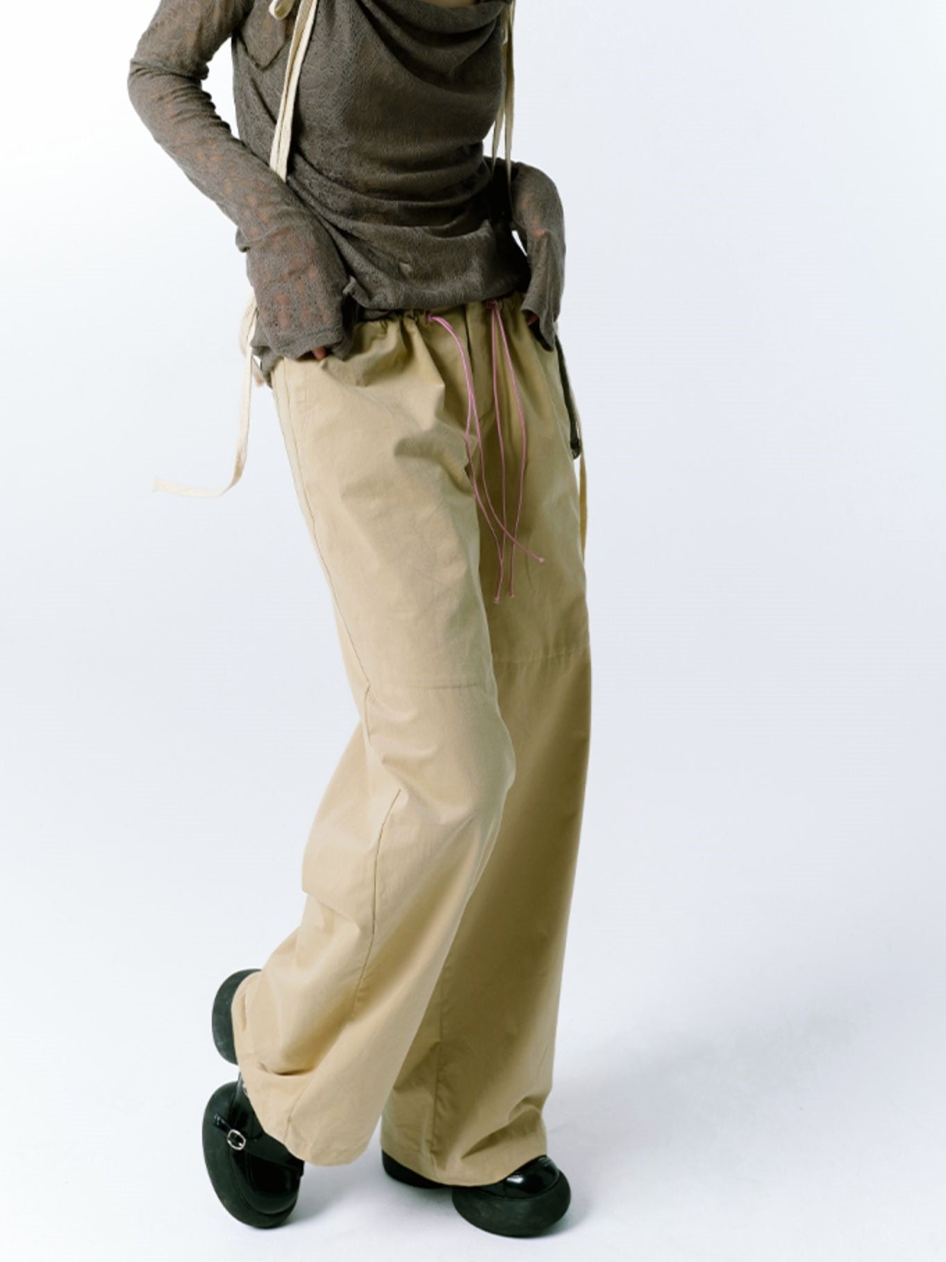 Straight Loose Wide-leg Pants