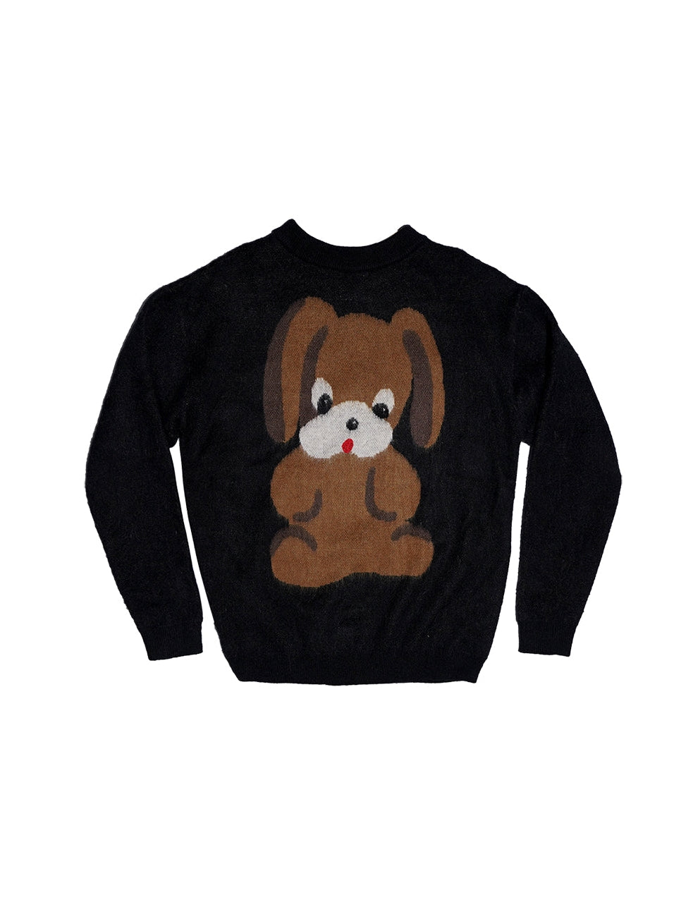 CUTE PUPPY KNITTED LOOSE SWEATER