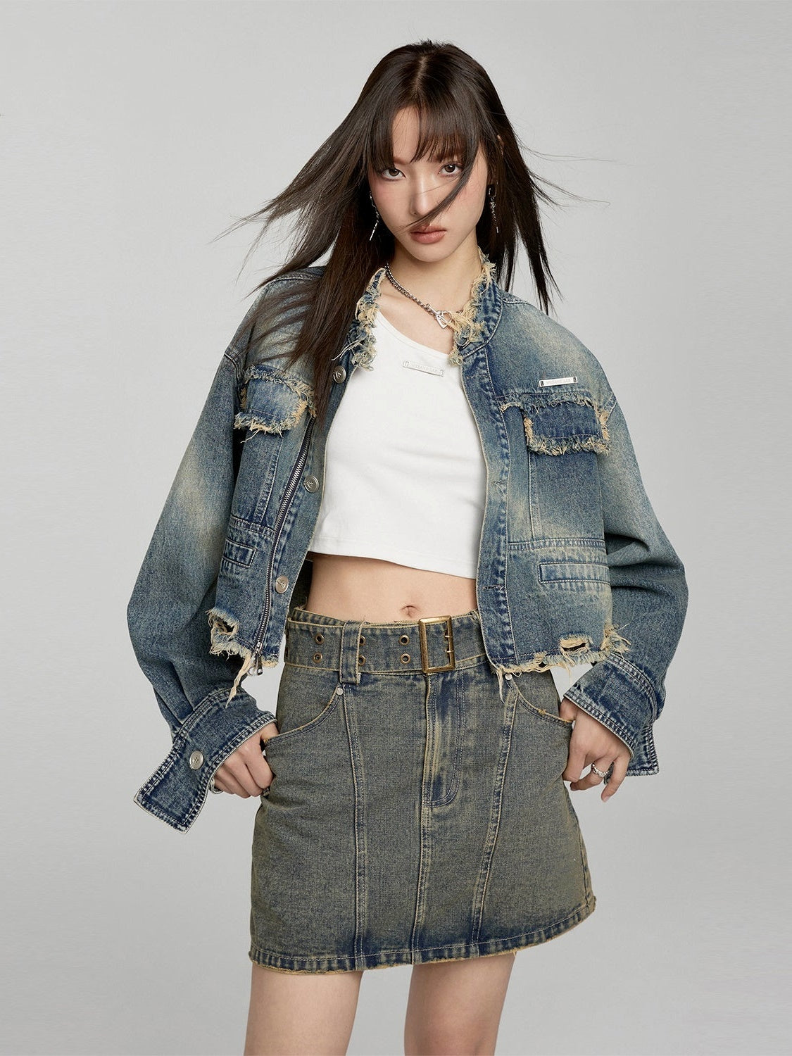 Loose Short Denim Jacket