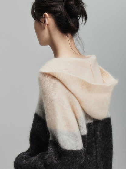 Mohair Colorblock -Pullover