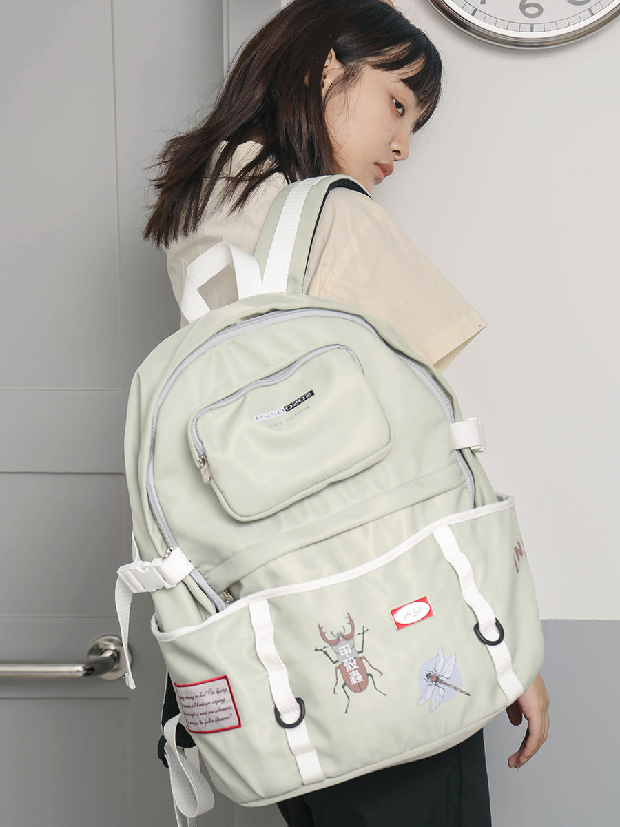 Insect Pattern Campus Backpack