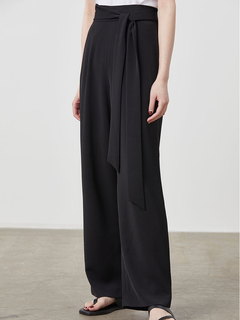 Self Tie Waist Pants