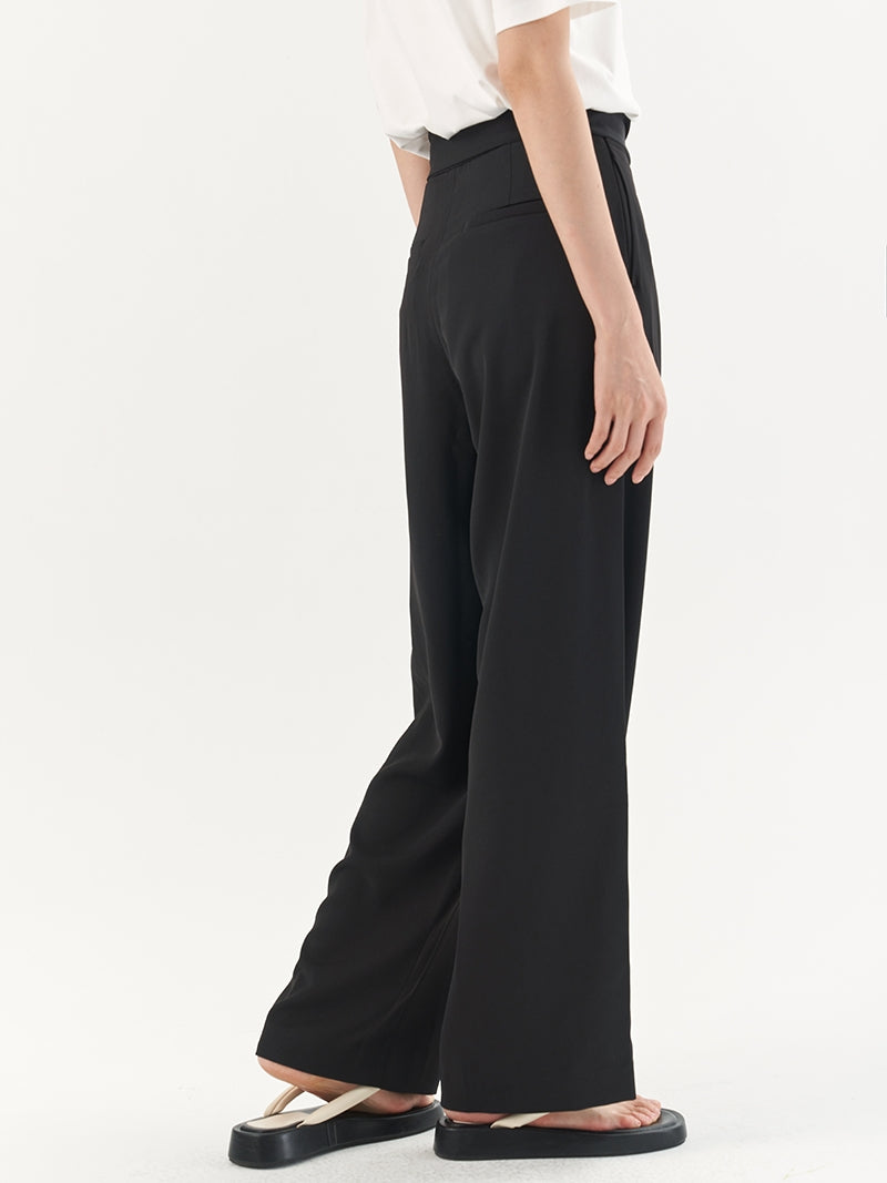 Self Tie Waist Pants