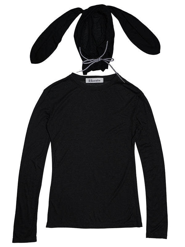 Rabbit Ear Hat With Long Sleeve T-Shirt