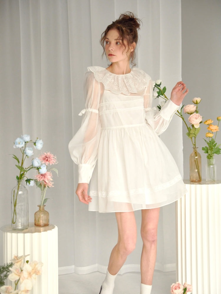 Organza Fairy Lace Dress Into November ARCANA ARCHIVE