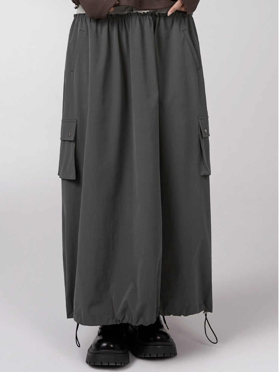 DRAWSTRING VERSATILE WORKWEAR SKIRT