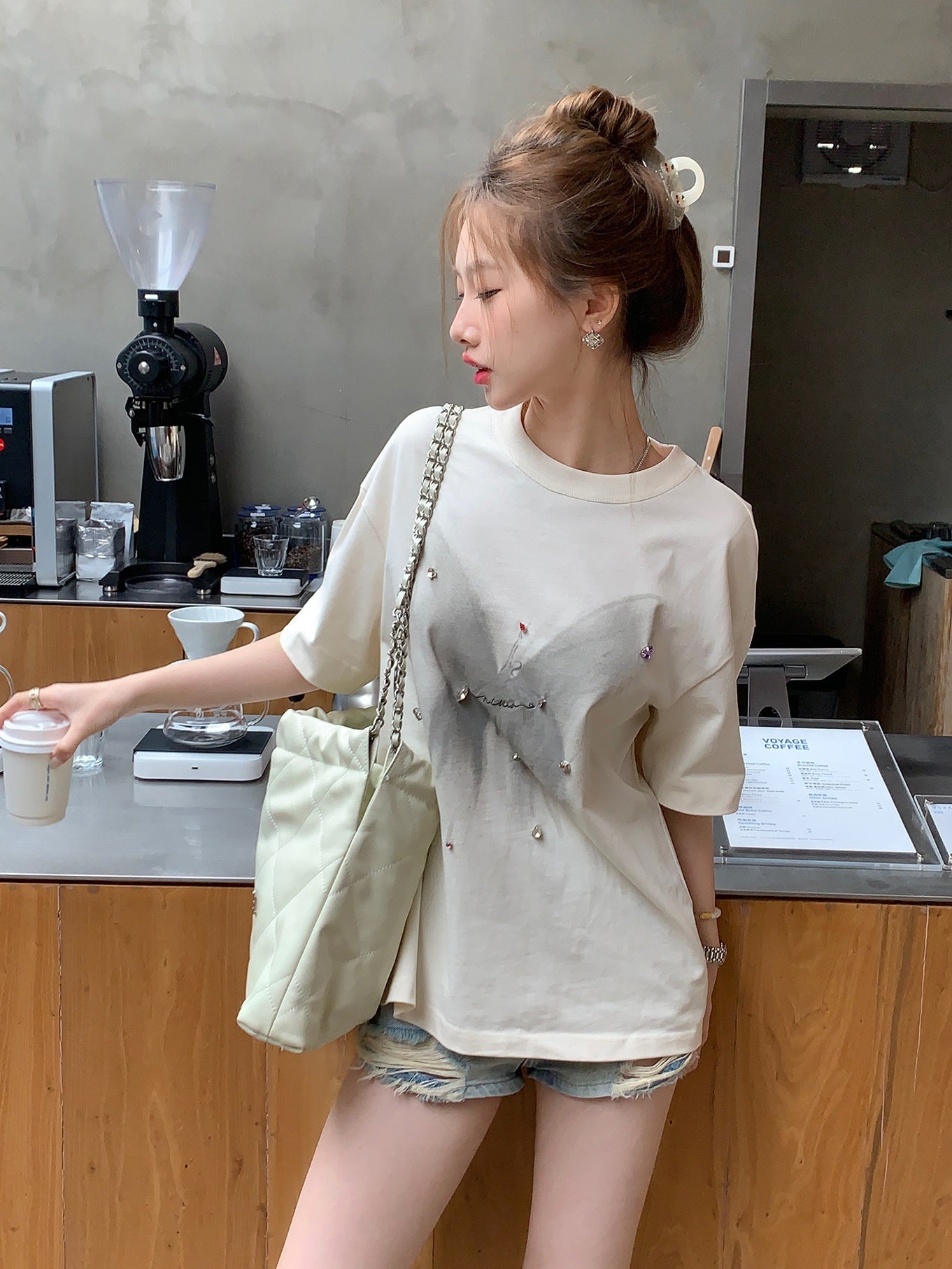 Butterfly Print Loose T-shirt