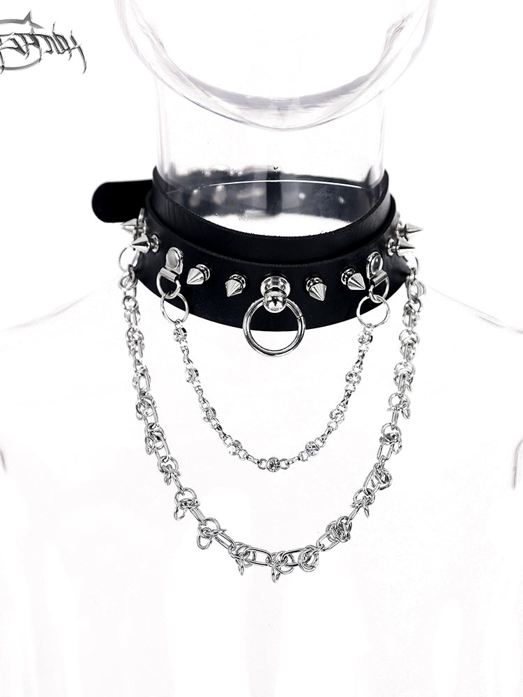 Stollen Gothic Punk Kragen Halskette Choker