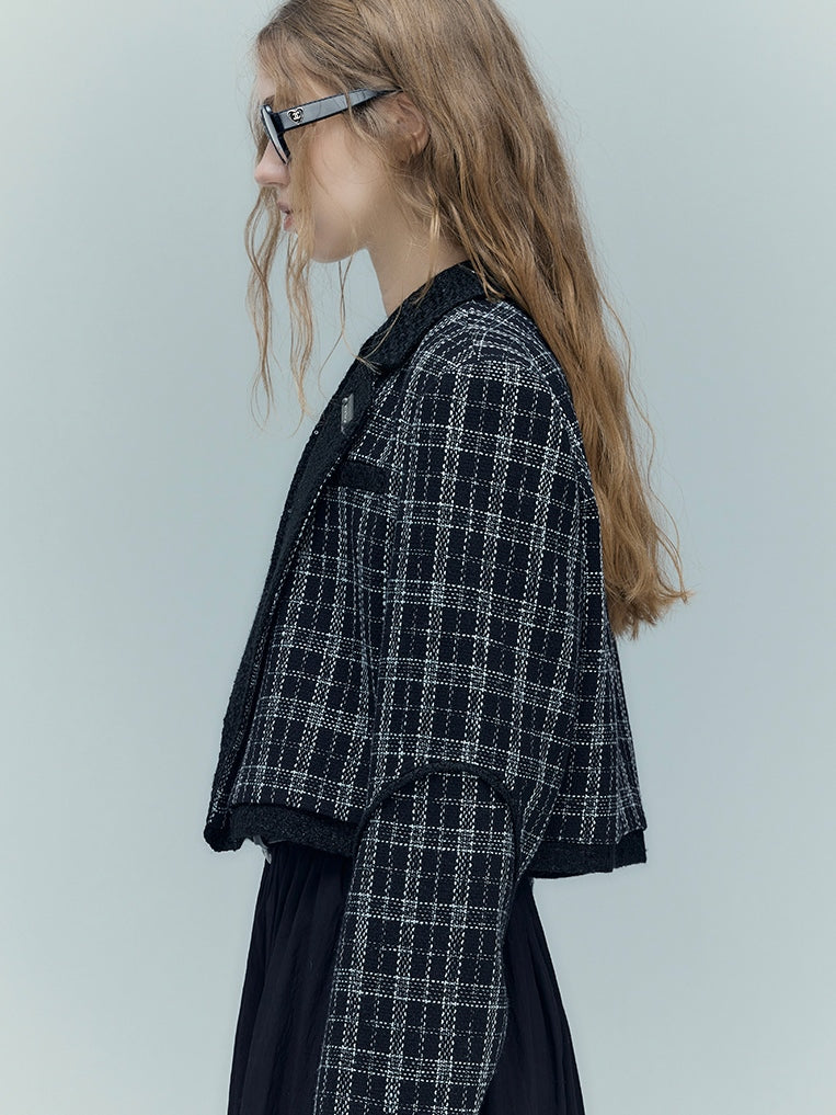 Classic Check Short Jacket &amp; Skirt