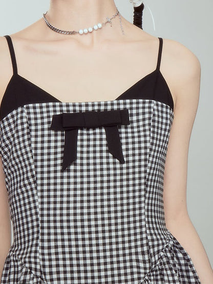 Camisole moelleux rétro à deux pièces One-pièce